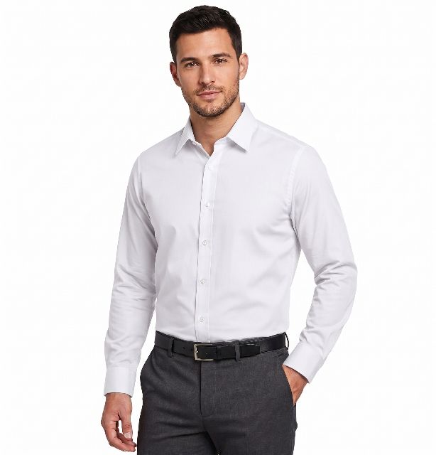 Camisa Social Slim de Algodão 5% e Elastano 5%