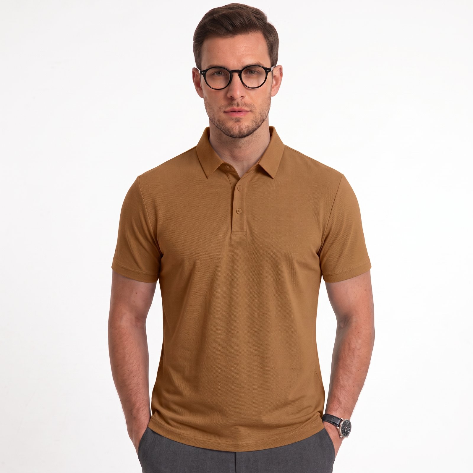 Camiseta Polo Poliamida Corte a Laser