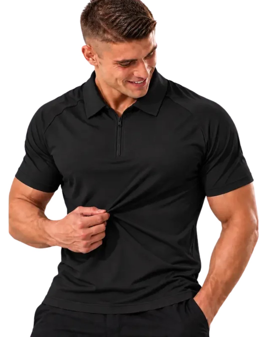 Camiseta Polo Com Zíper Poliamida Dryfit — foto 6