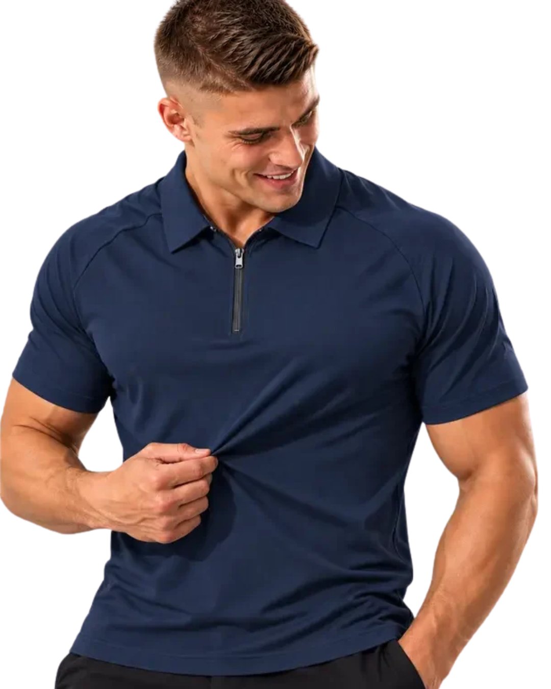 Camiseta Polo Com Zíper Poliamida Dryfit — foto 7