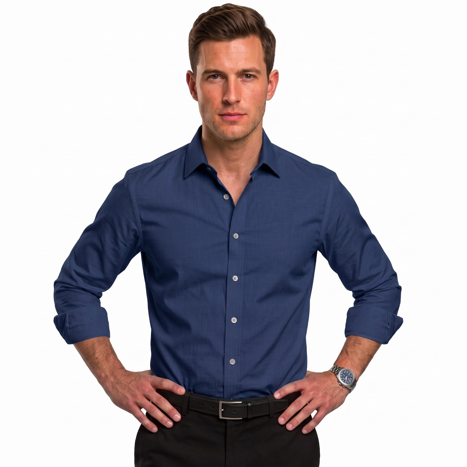 Camisa Social Slim Elastano — foto 2