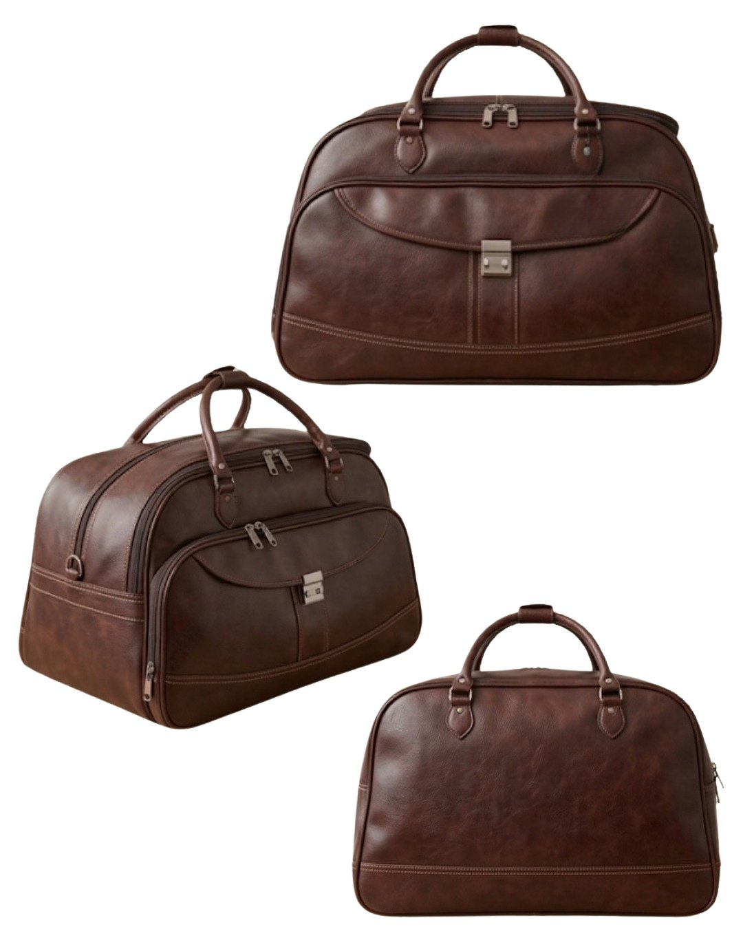 Bolsa de Couro de Viagem